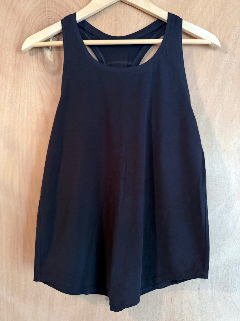 Lululemon Racerback Tank, Black, Size 4, Like New